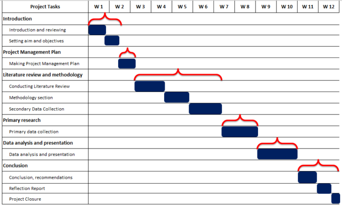 Work breakdown structure (WBS) example- how to manage a project